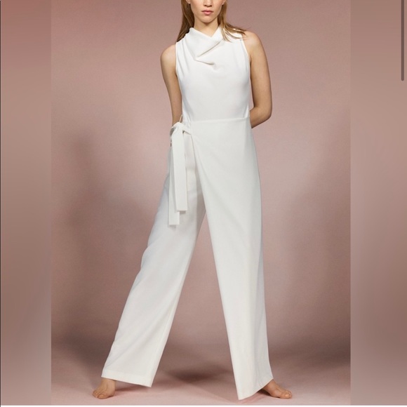 Zara Pants - White jumpsuit